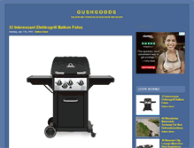 Tablet Screenshot of gushgoods.com